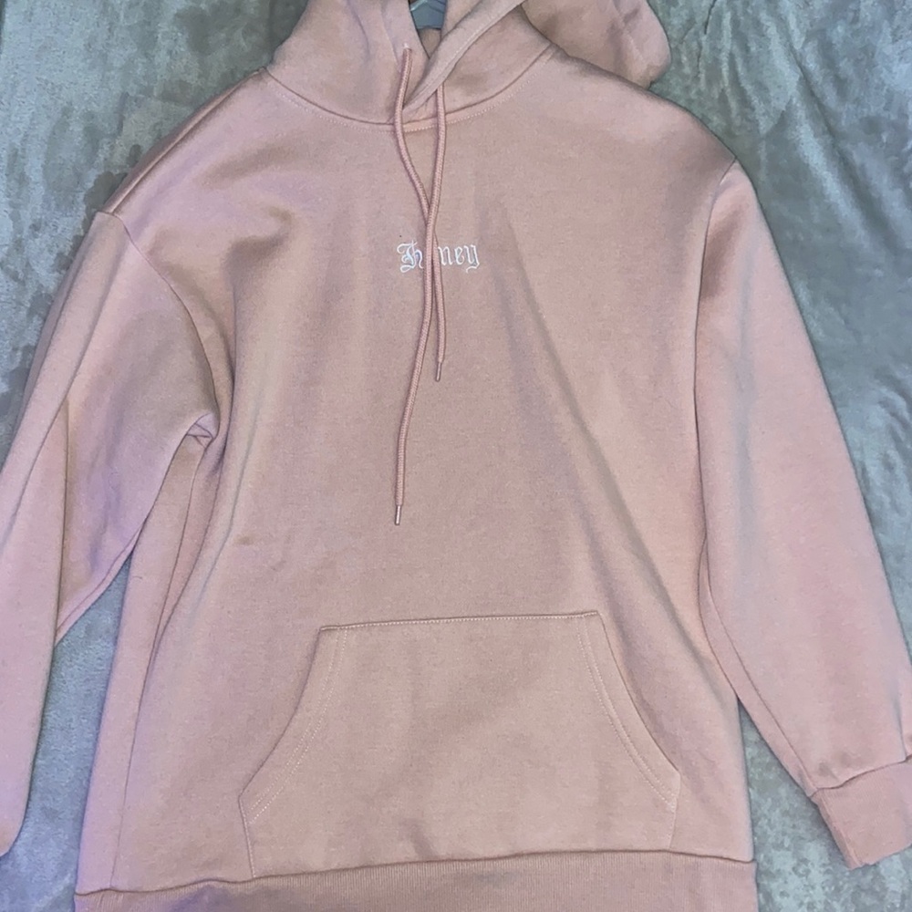 super comfortable blush pink hoodie